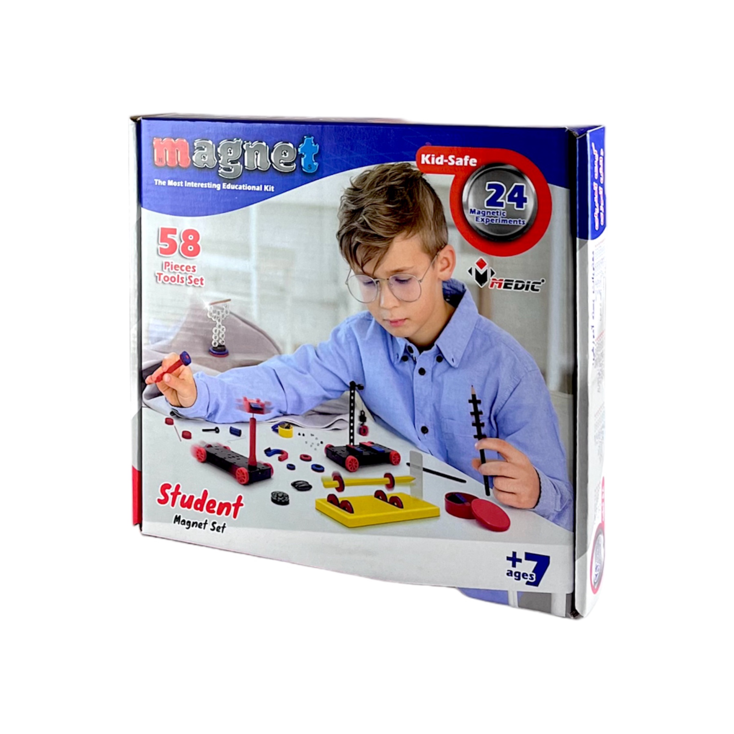 کيت آهنربا 58 قطعه