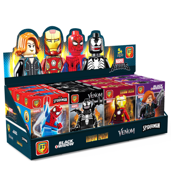 Bt 9009/12 لگو آدمک  marvel1 (استند 12 عددي)