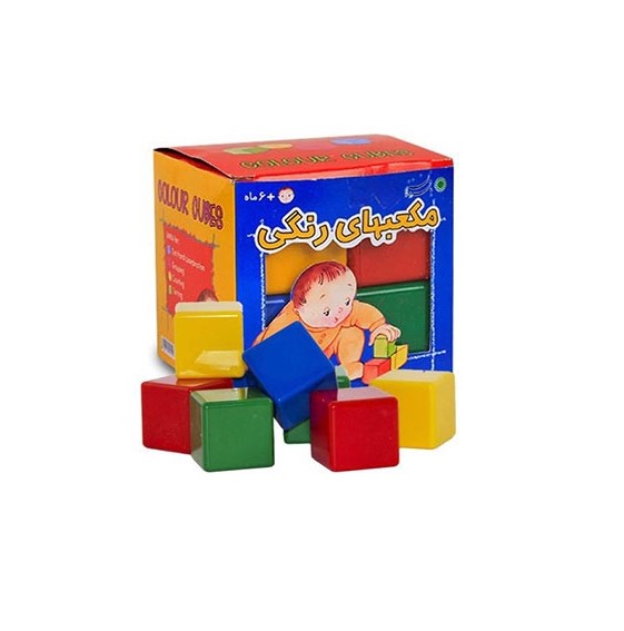 مکعب هاي رنگي 8 قطعه کوچک